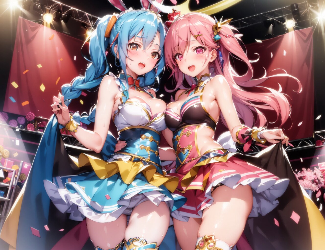 今日はライブに来てくれてありがと～ぺこ＆だにぇ