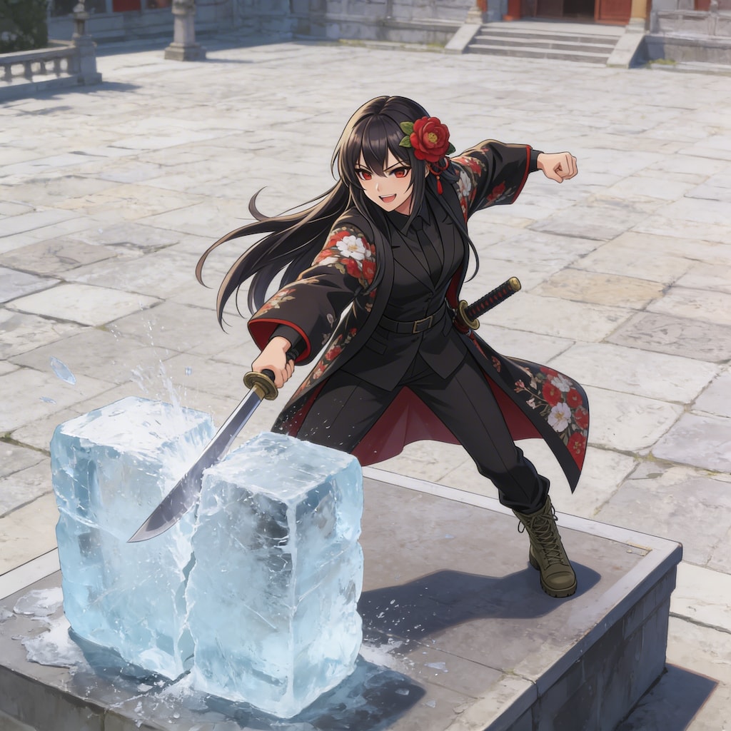 氷斬りなツバキ