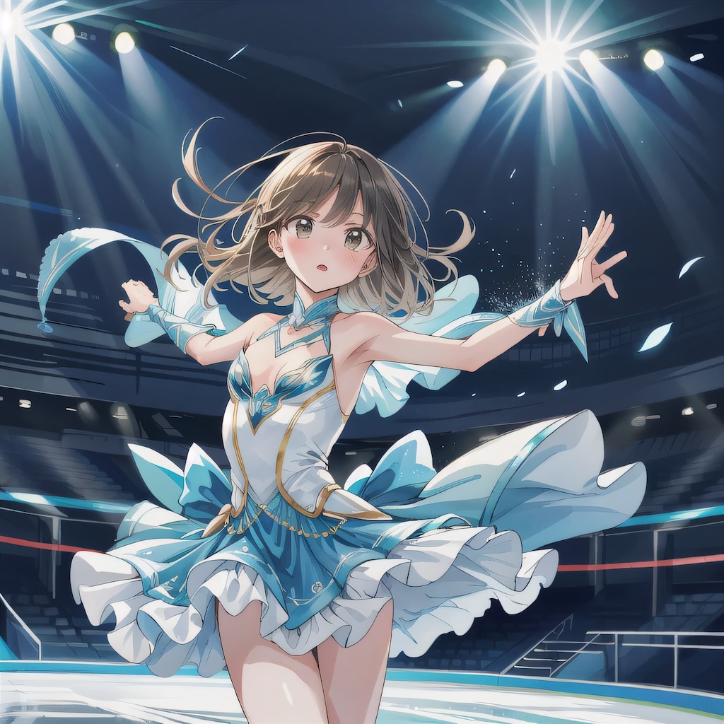 茶髪ロングでフィギュアの少女５