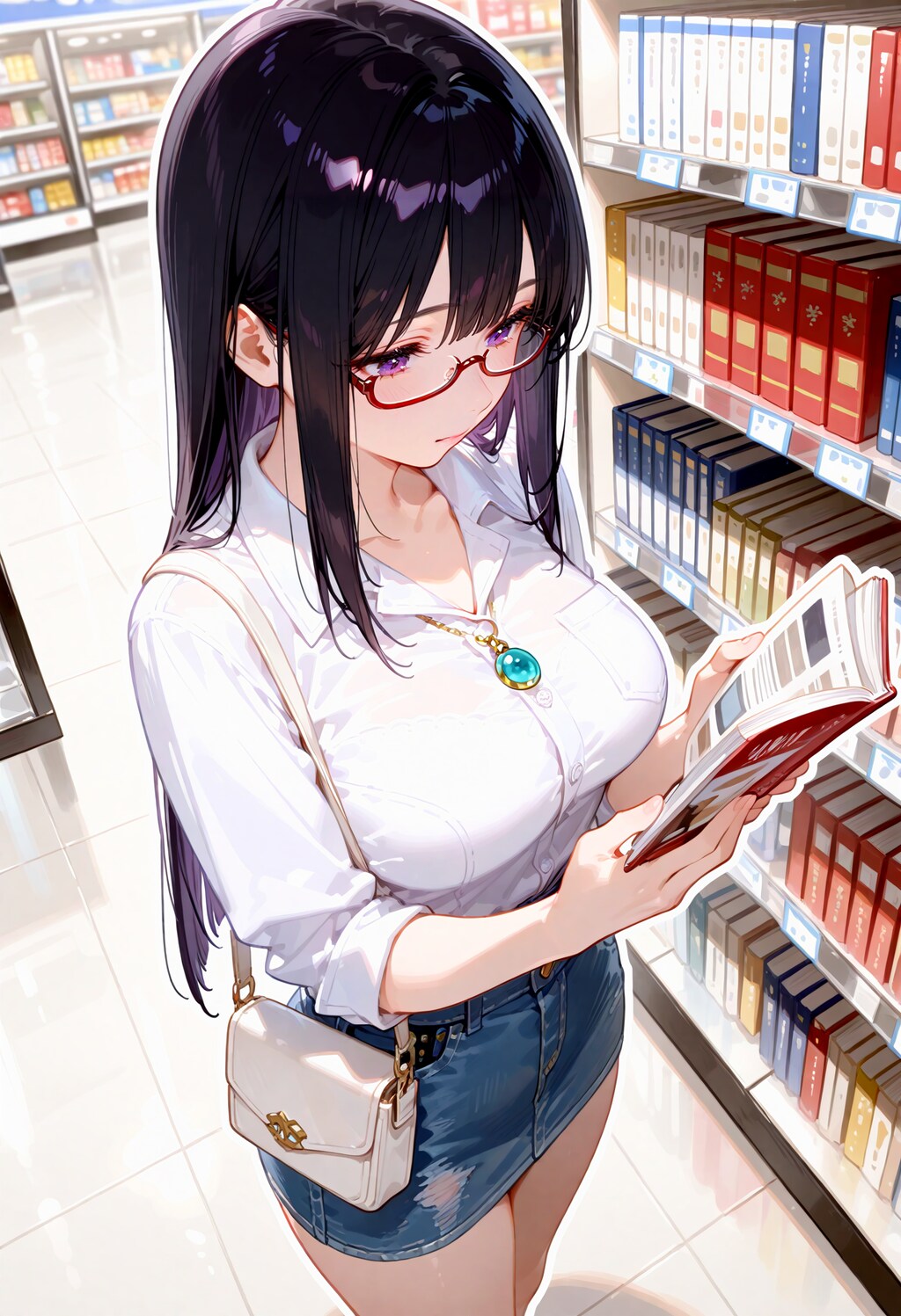 お出かけ真面目ちゃん。