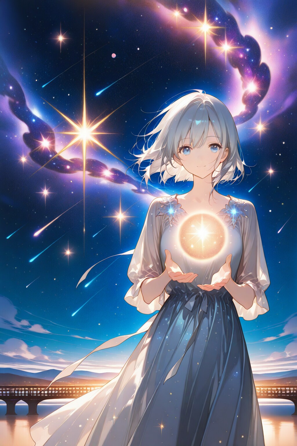 星を渡る少女 | の人気AIイラスト・グラビア