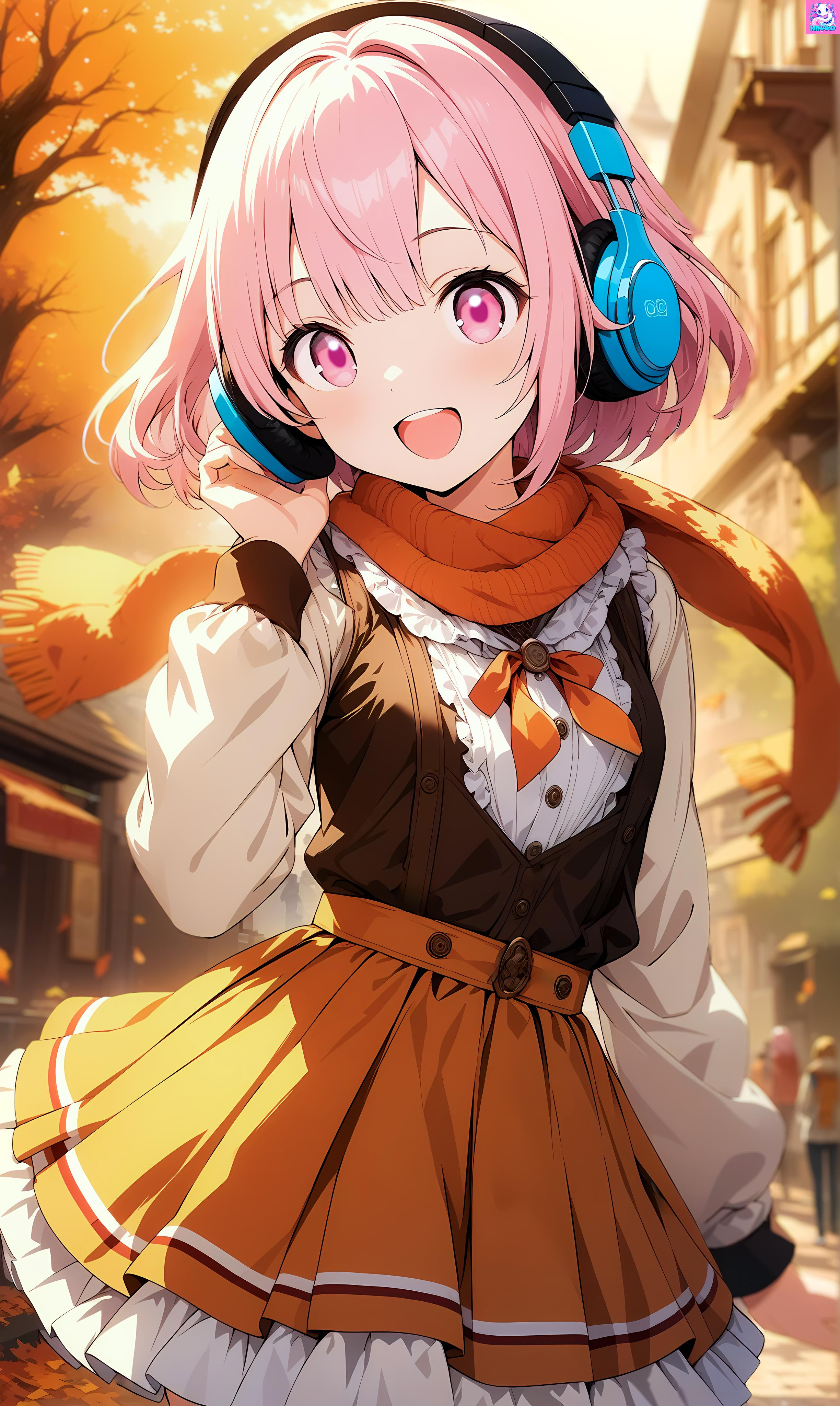 【11月18日】いいイヤホン・ヘッドホンの日💖😆🎧🐍🎵 | の人気AIイラスト・グラビア