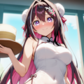 い、いらっしゃいませー！（AZKi） 6枚目