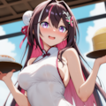 い、いらっしゃいませー！（AZKi） 2枚目