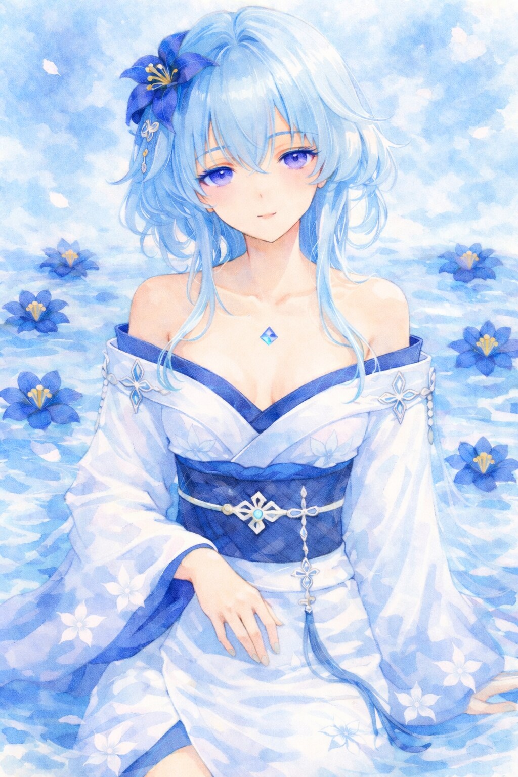 水彩画ショアキーパー | の人気AIイラスト・グラビア