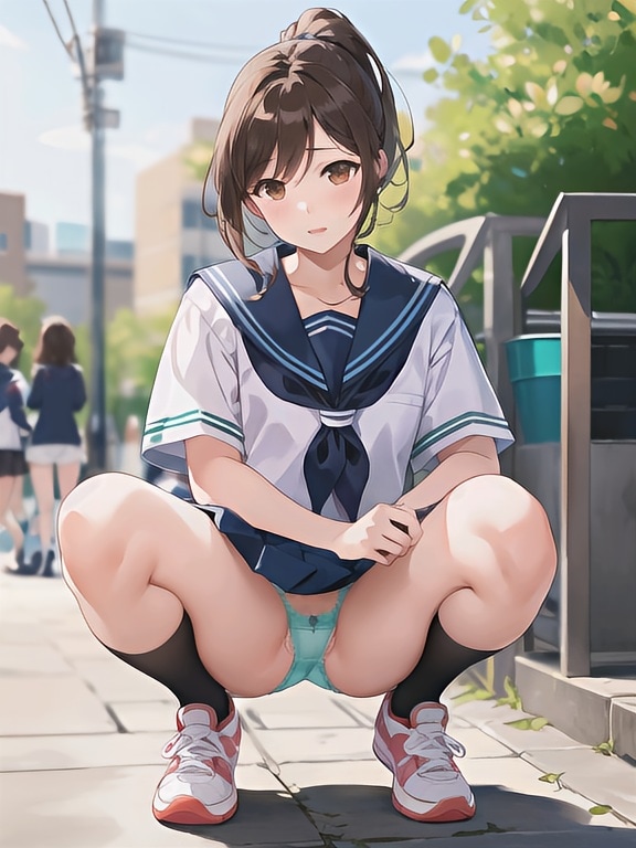 何でそんな所でしゃがんでるの?