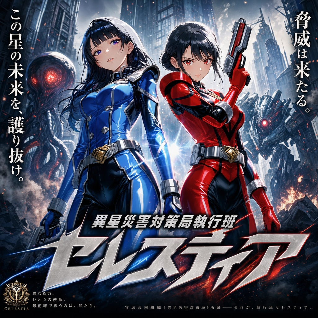 戦隊モノのポスター