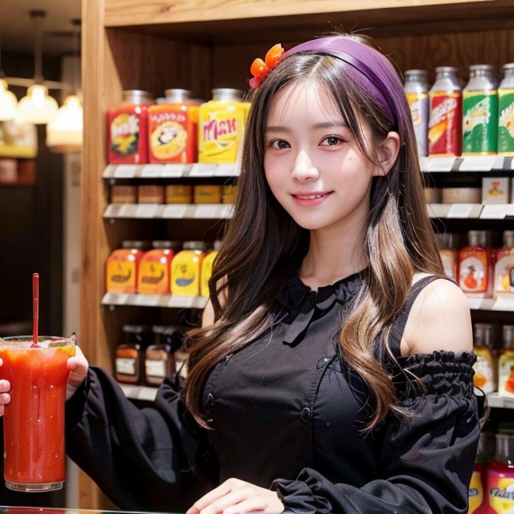 トマト専門店の看板娘
