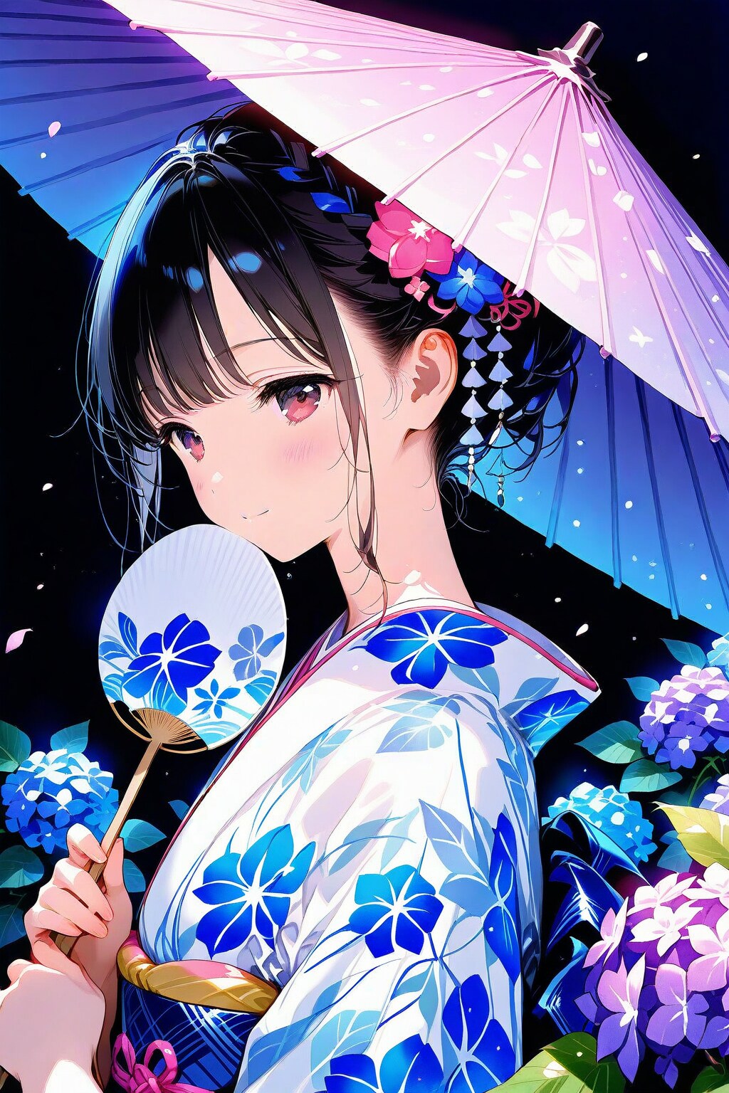 着物の少女
