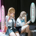 塩対応援交ギャル二人 5枚目