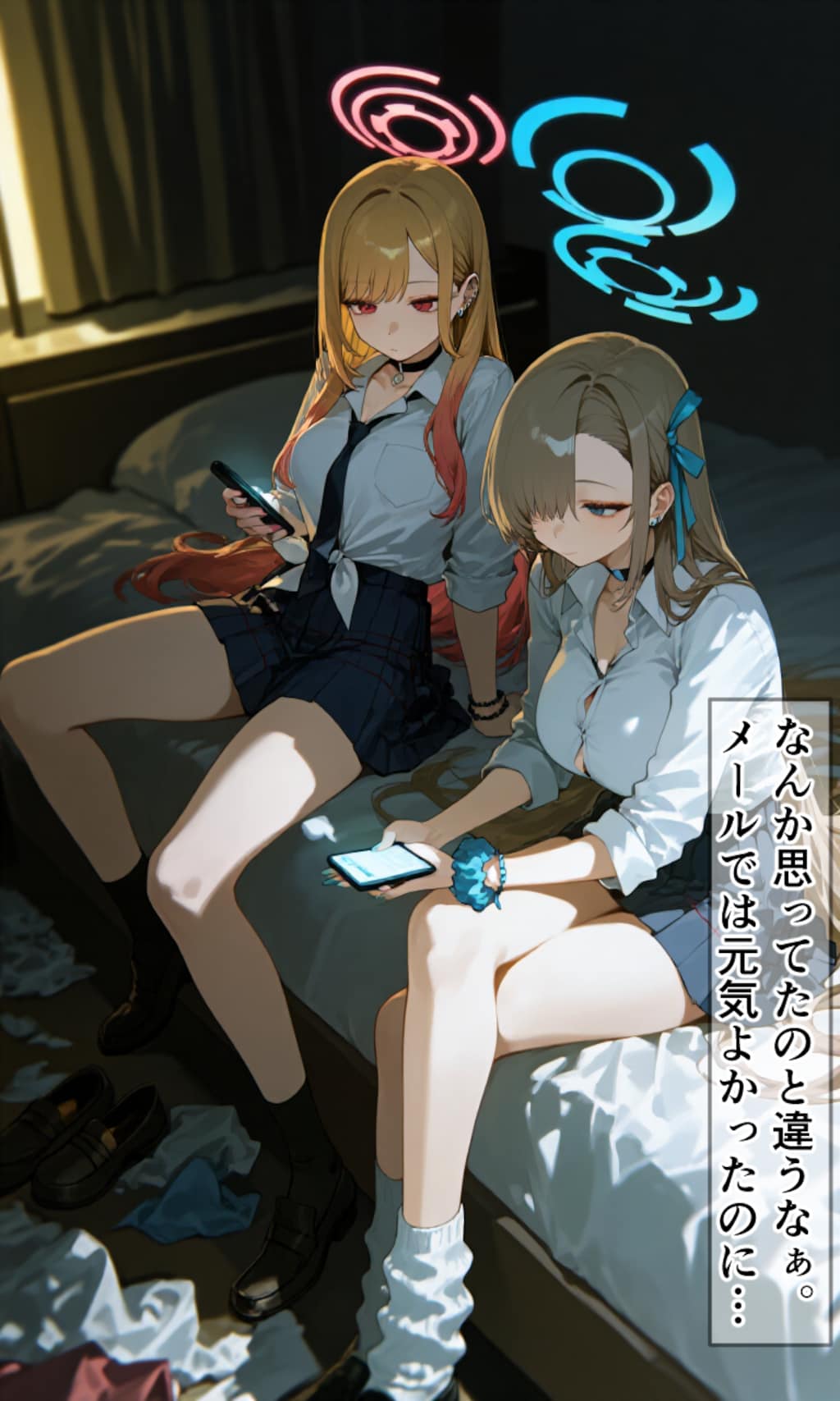 塩対応援交ギャル二人