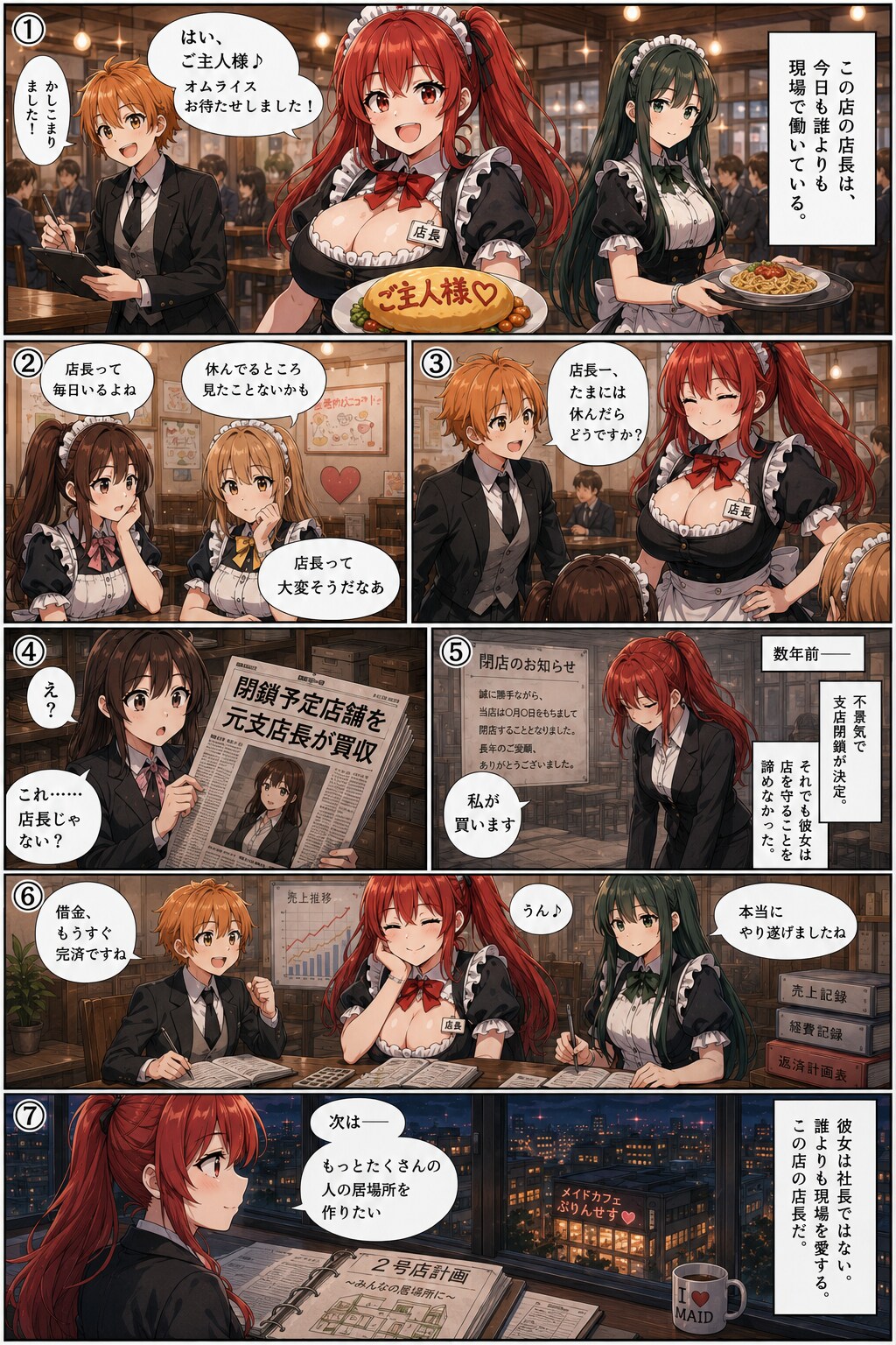 メイドカフェ店長の秘密