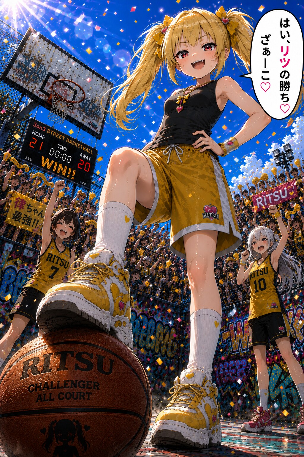 はい、リツの勝ち♡