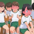 下着を取って体操服一枚で授業を受ける子 10枚目