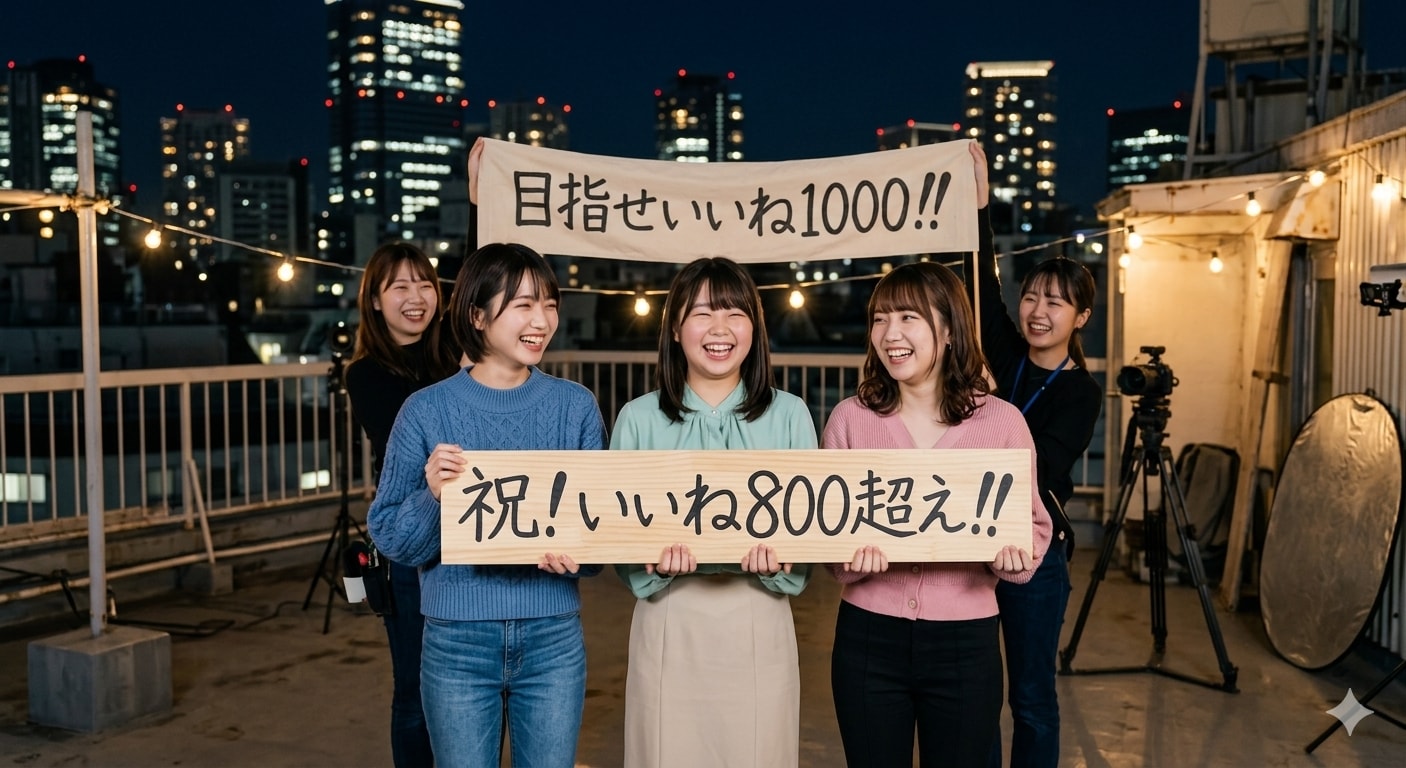祝！いいね800超えです！