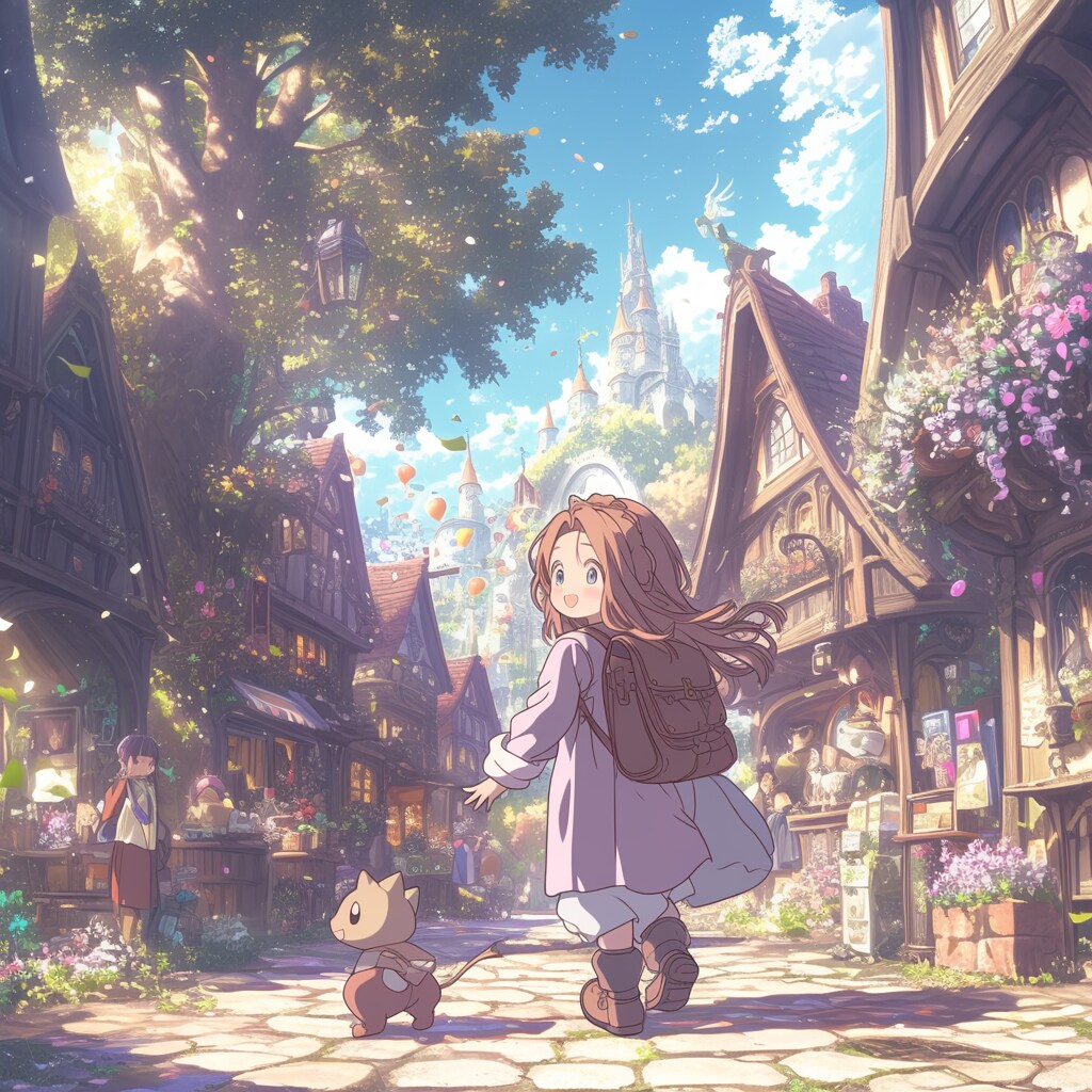 街と女の子 Town and Girls
