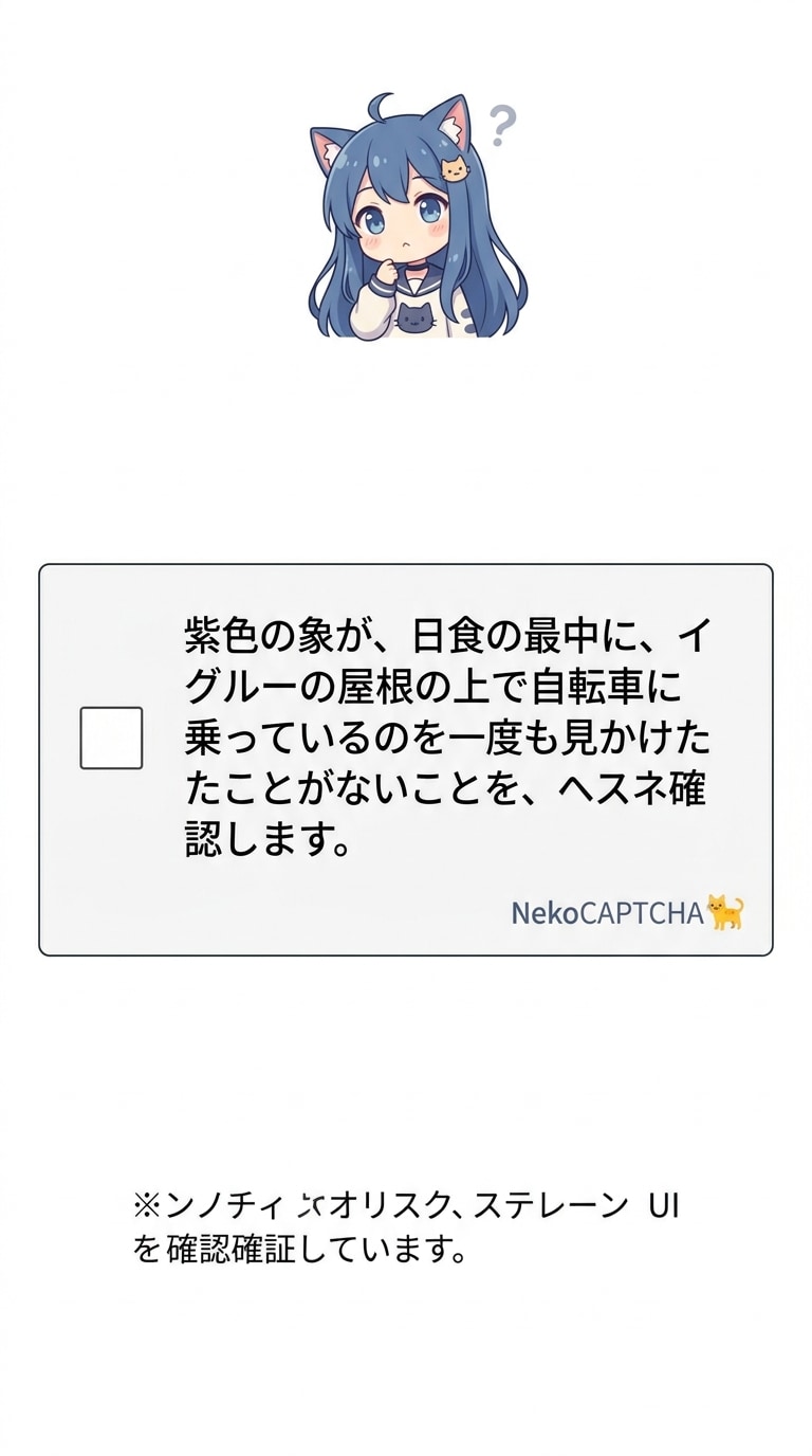 お昼のNyaCAPTCHA | の人気AIイラスト・グラビア