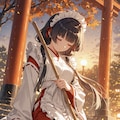 巫女さん 2枚目