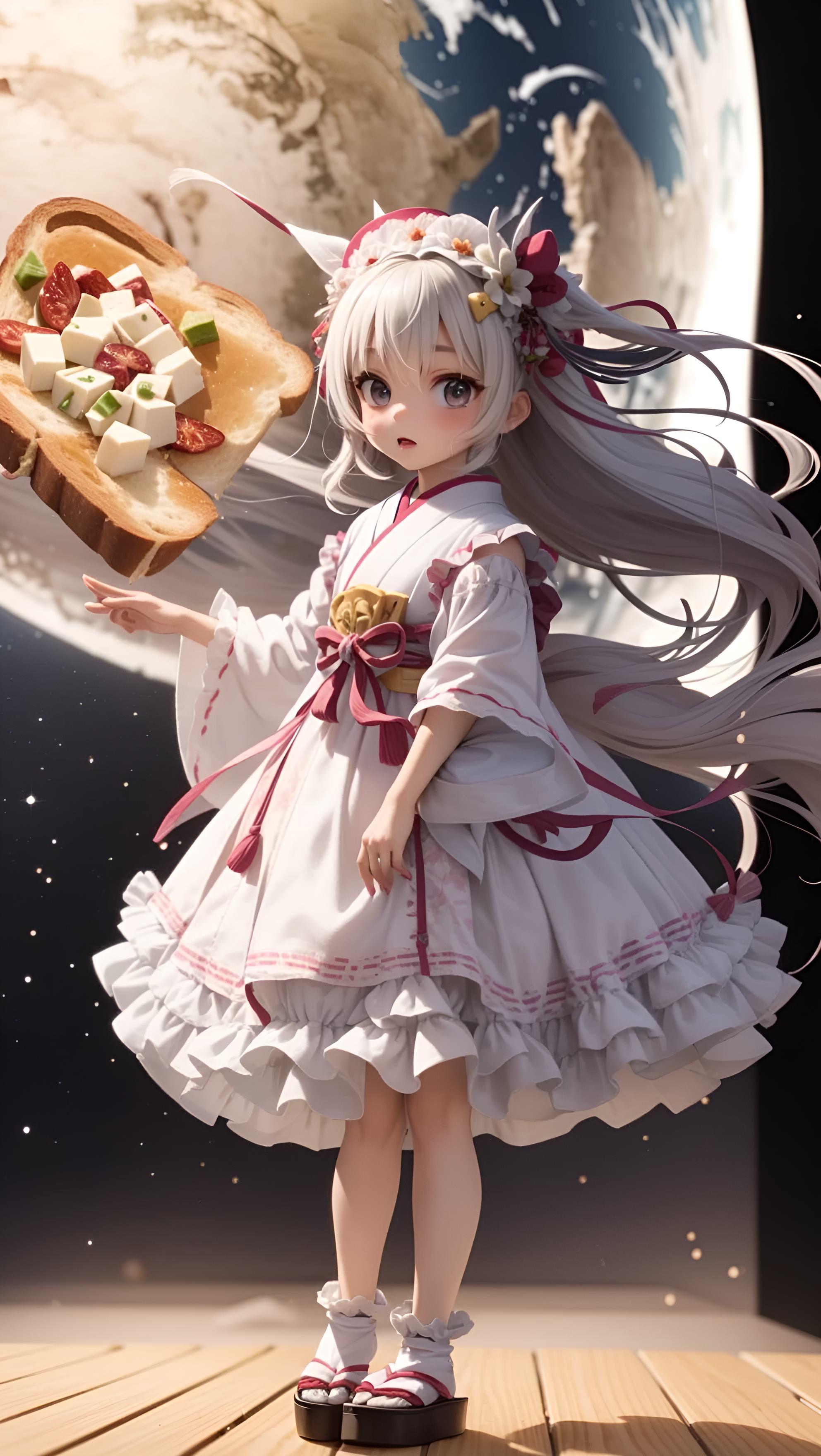 宇宙でクッキングトースト✨ティズちゃんシリーズ①
