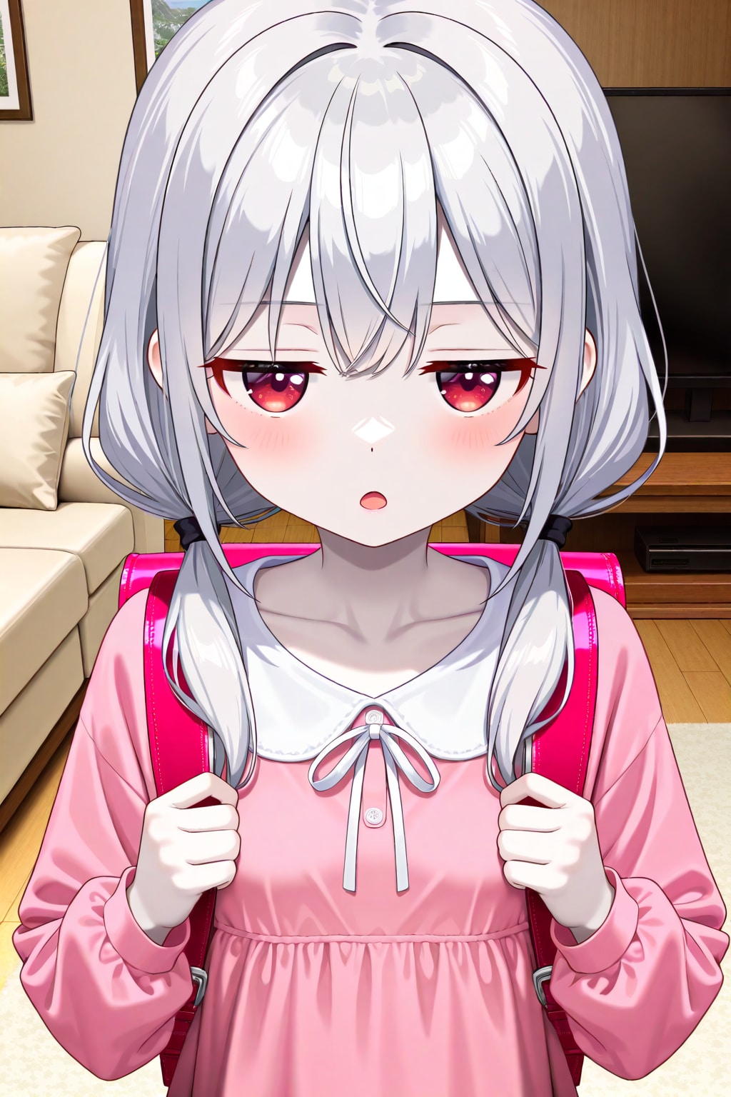 ジト目で見てくるアイちゃん