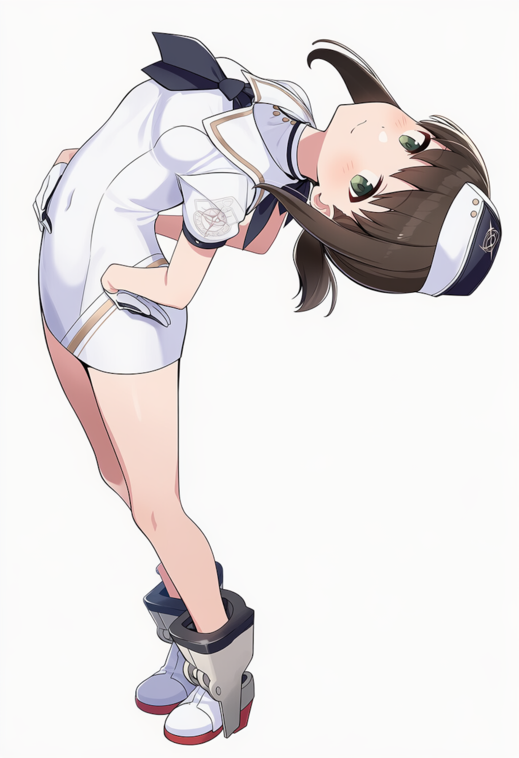 ブルアカオペレーター服　後ろ反り33