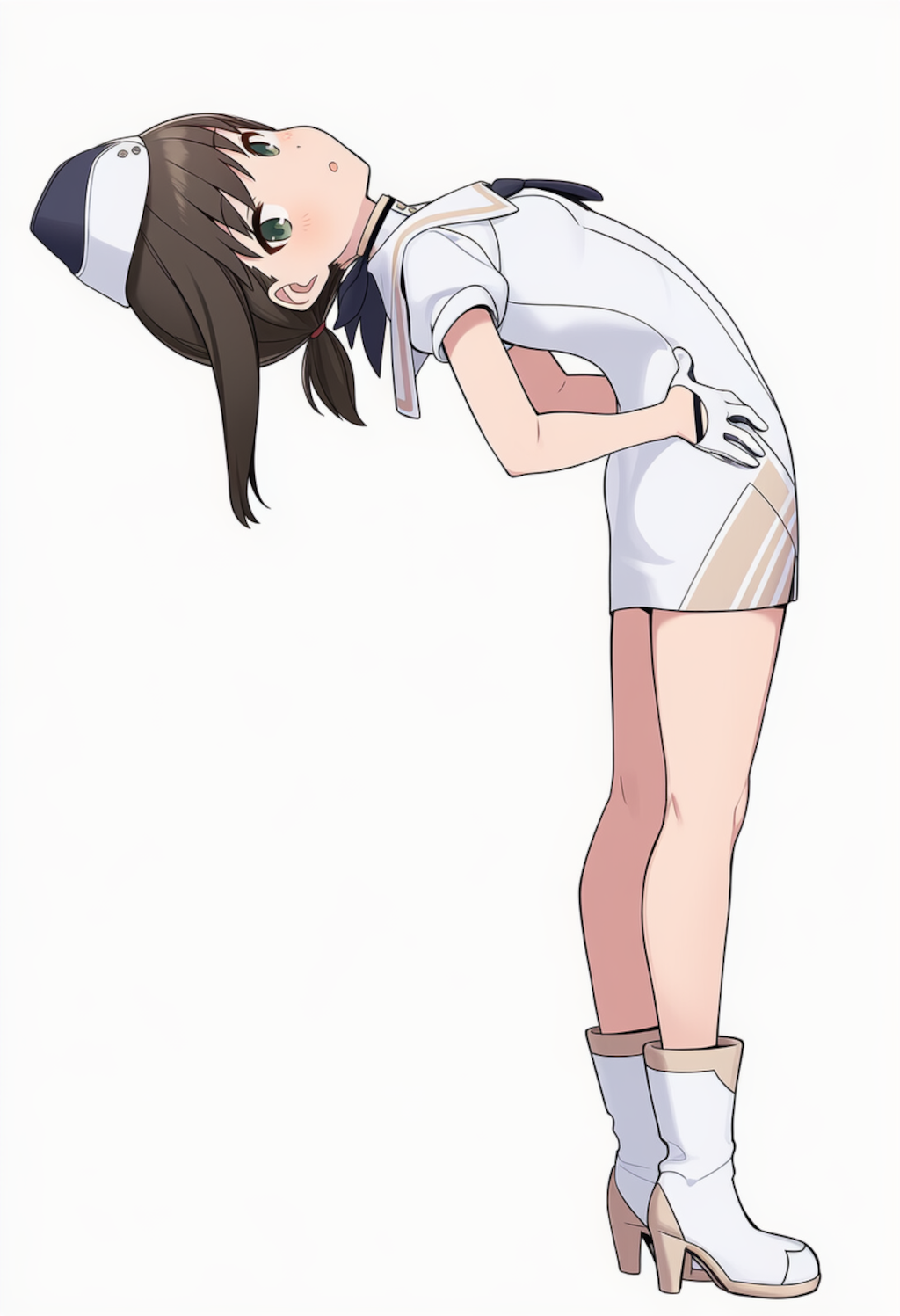 ブルアカオペレーター服　後ろ反り33