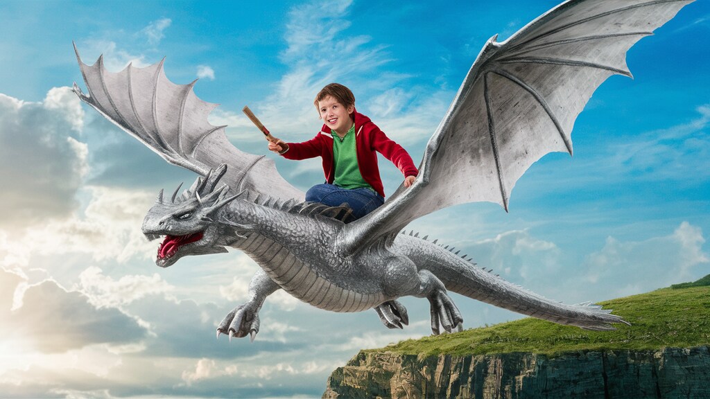 銀の龍の背に乗って