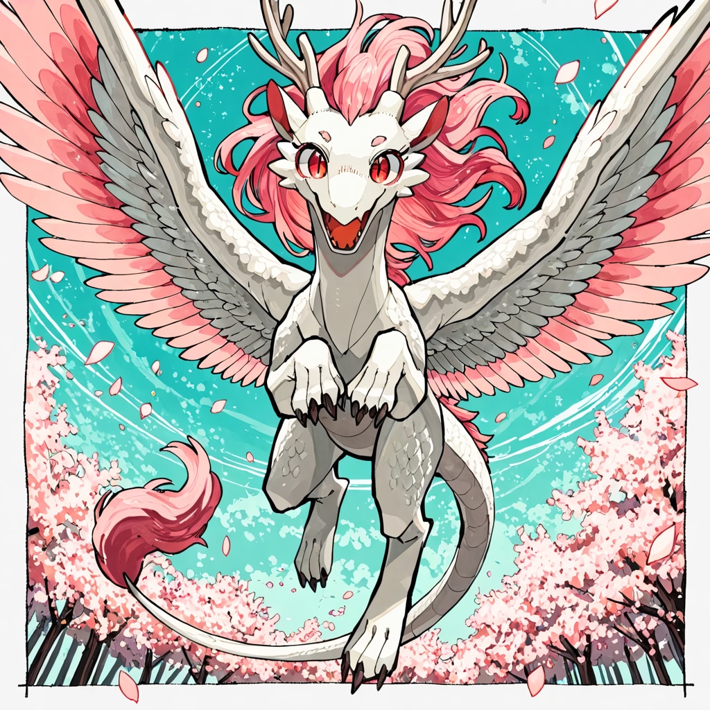 桜色をなびかせて