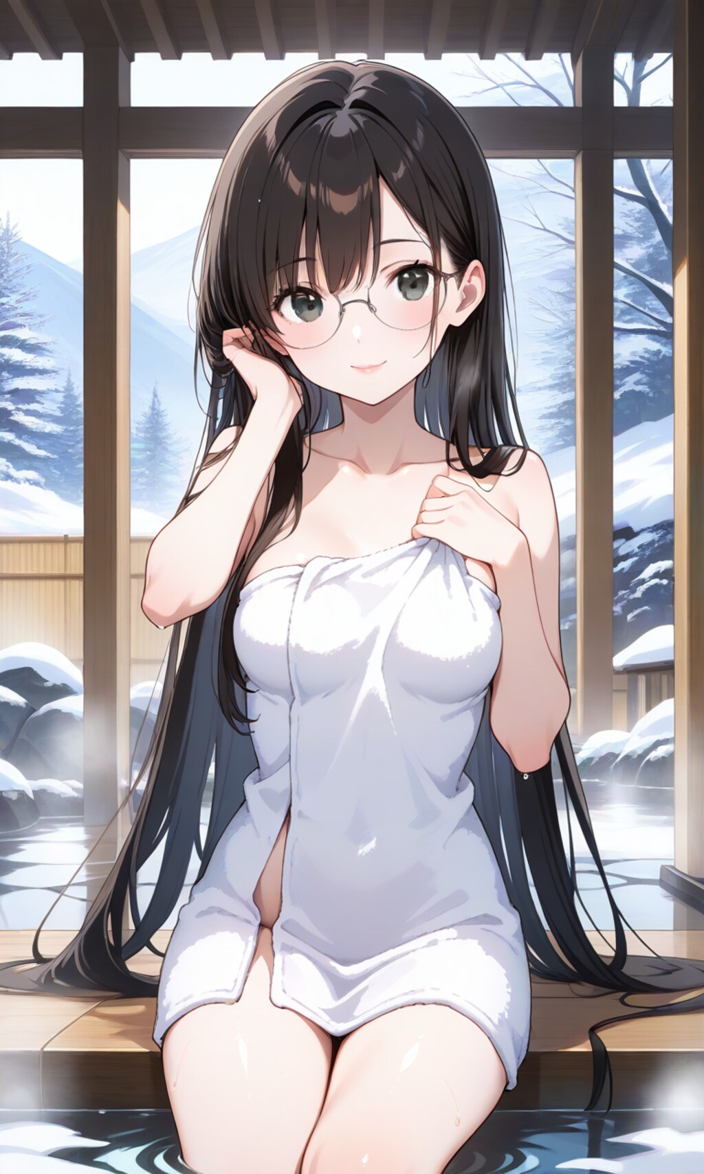 お肌がすべすべに…