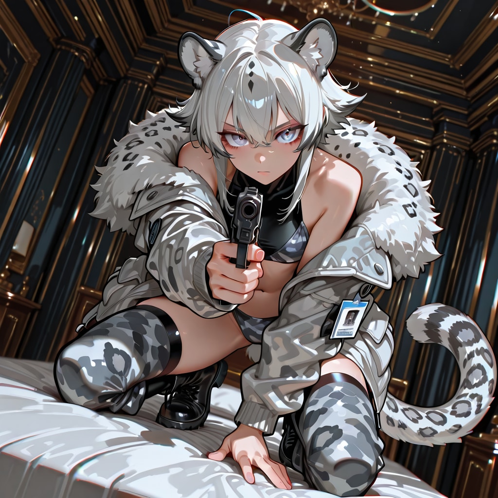 【ECHIDNA】雪豹エージェント | の人気AIイラスト・グラビア