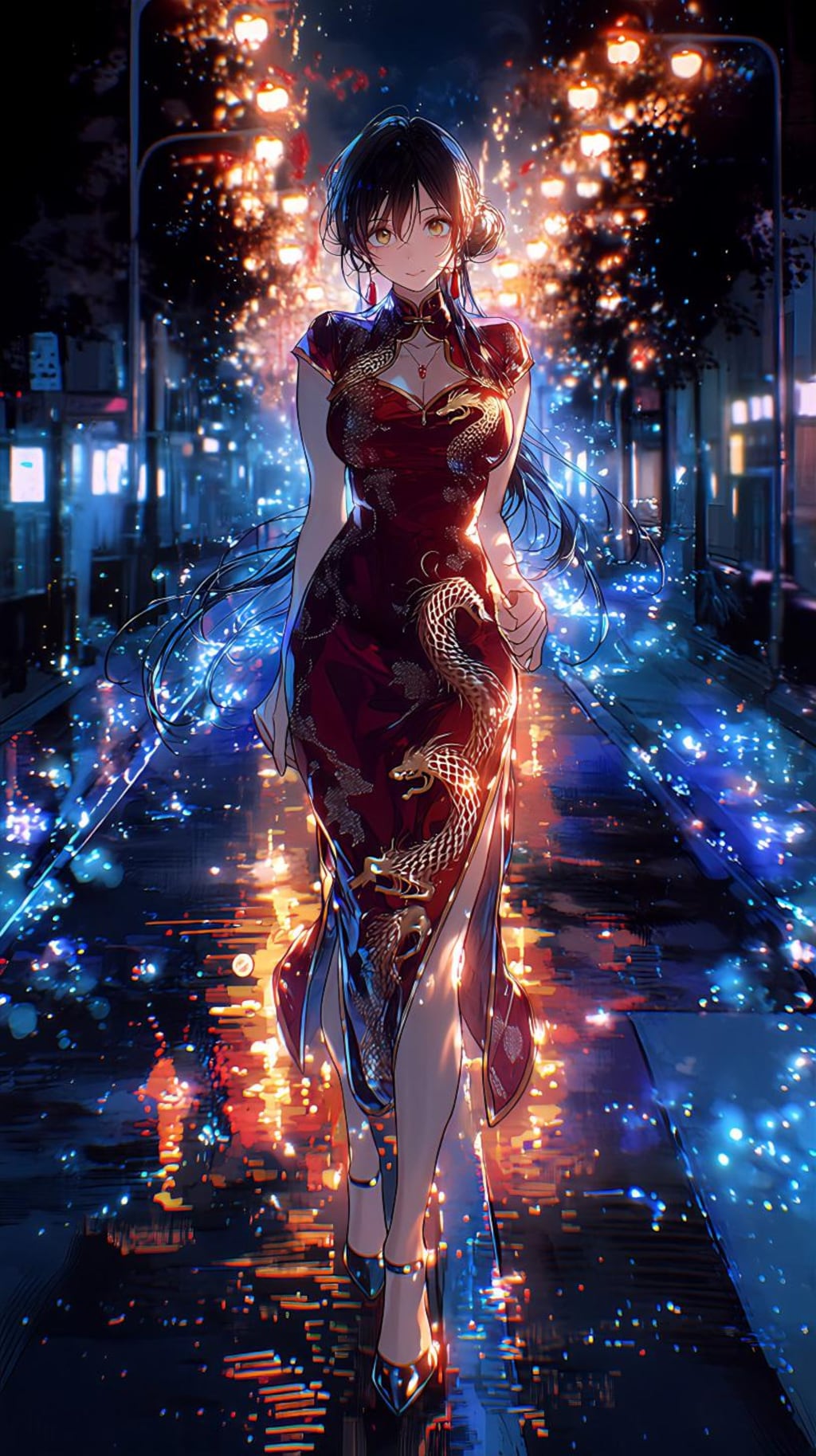 チャイナドレスの君