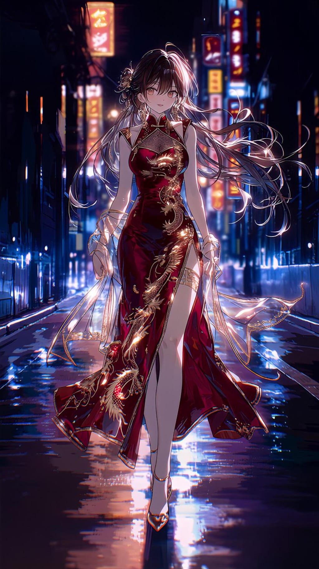 チャイナドレスの君