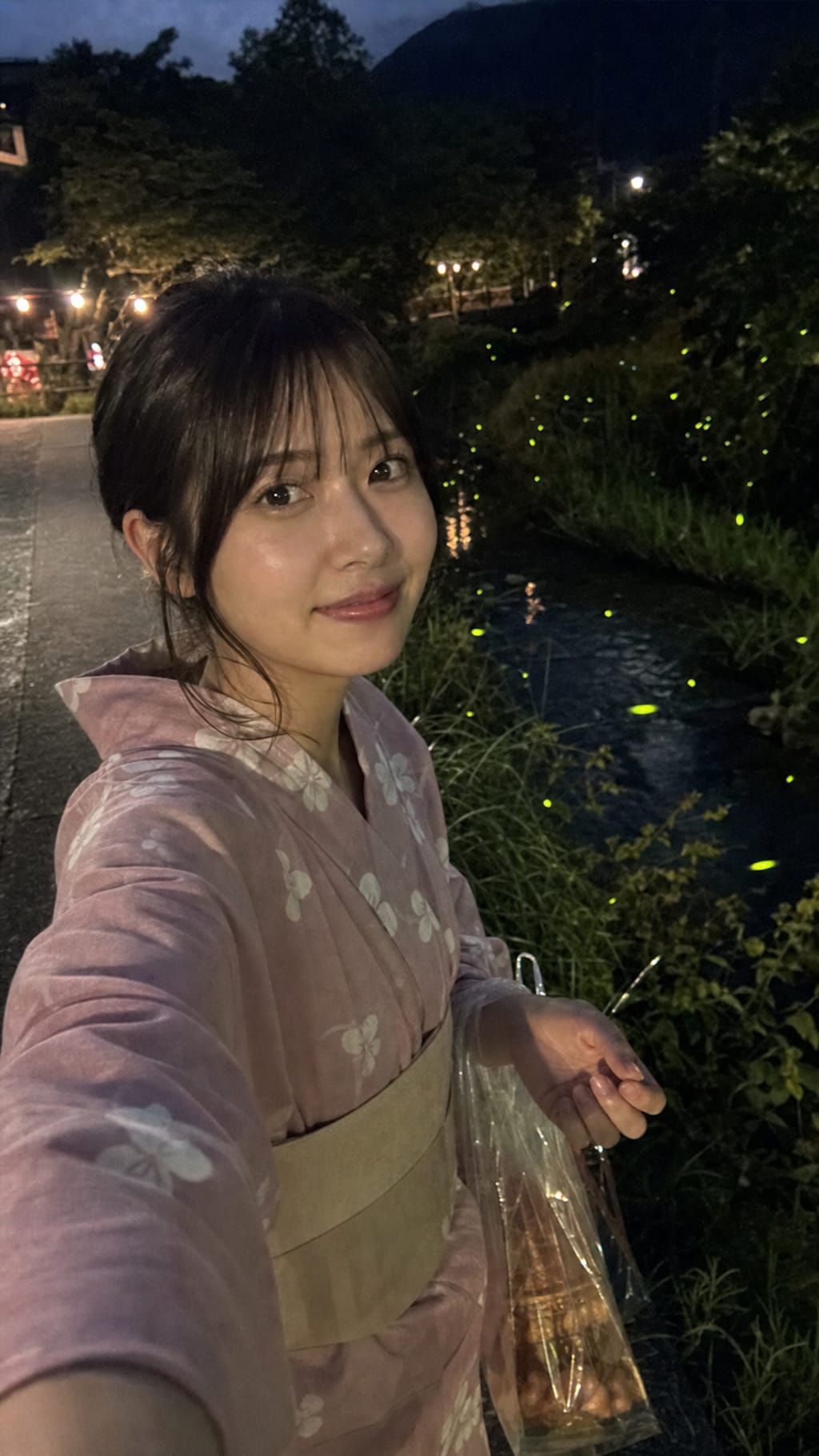 Fireflies Along the Stream
