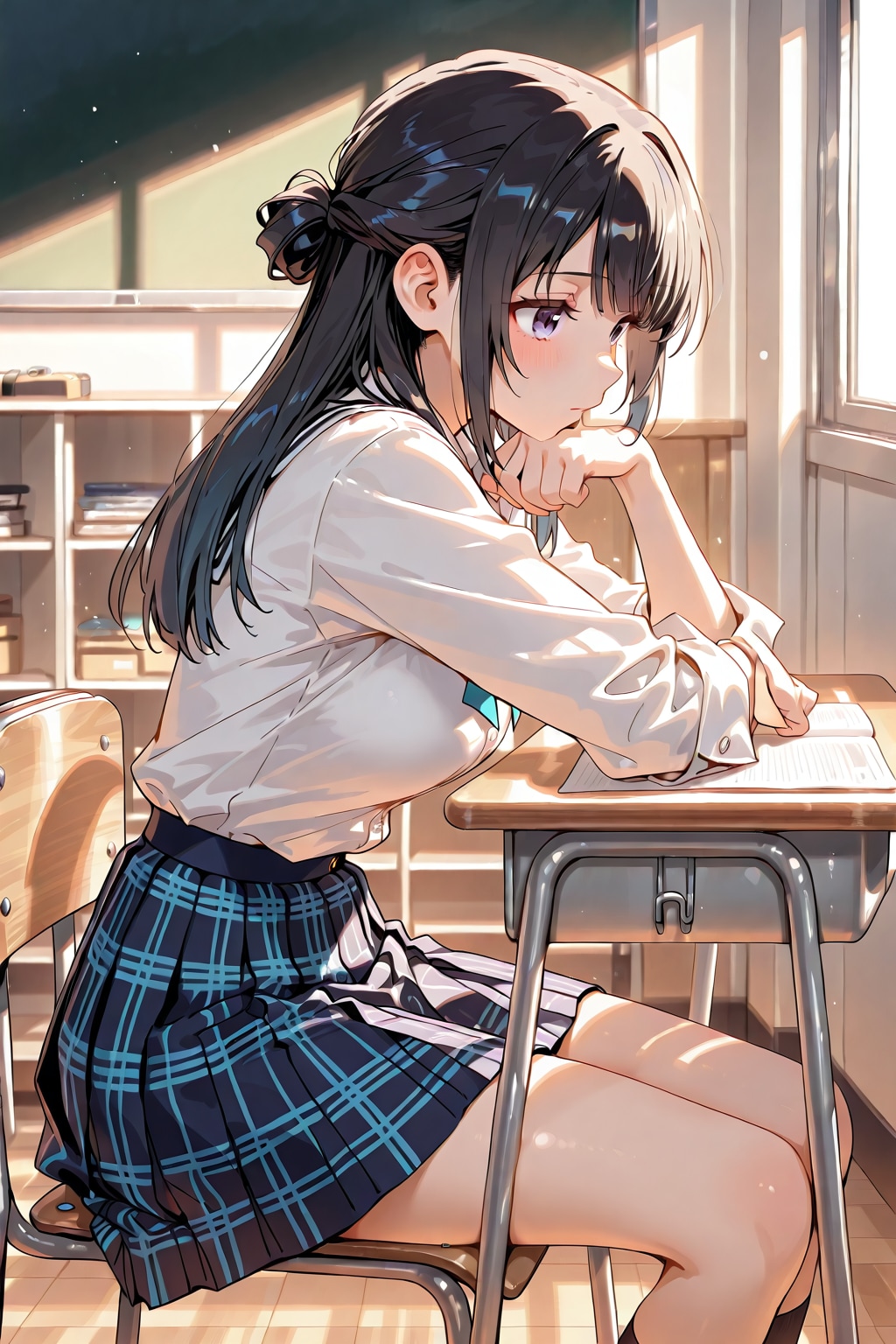 ハーフアップ（結髪）