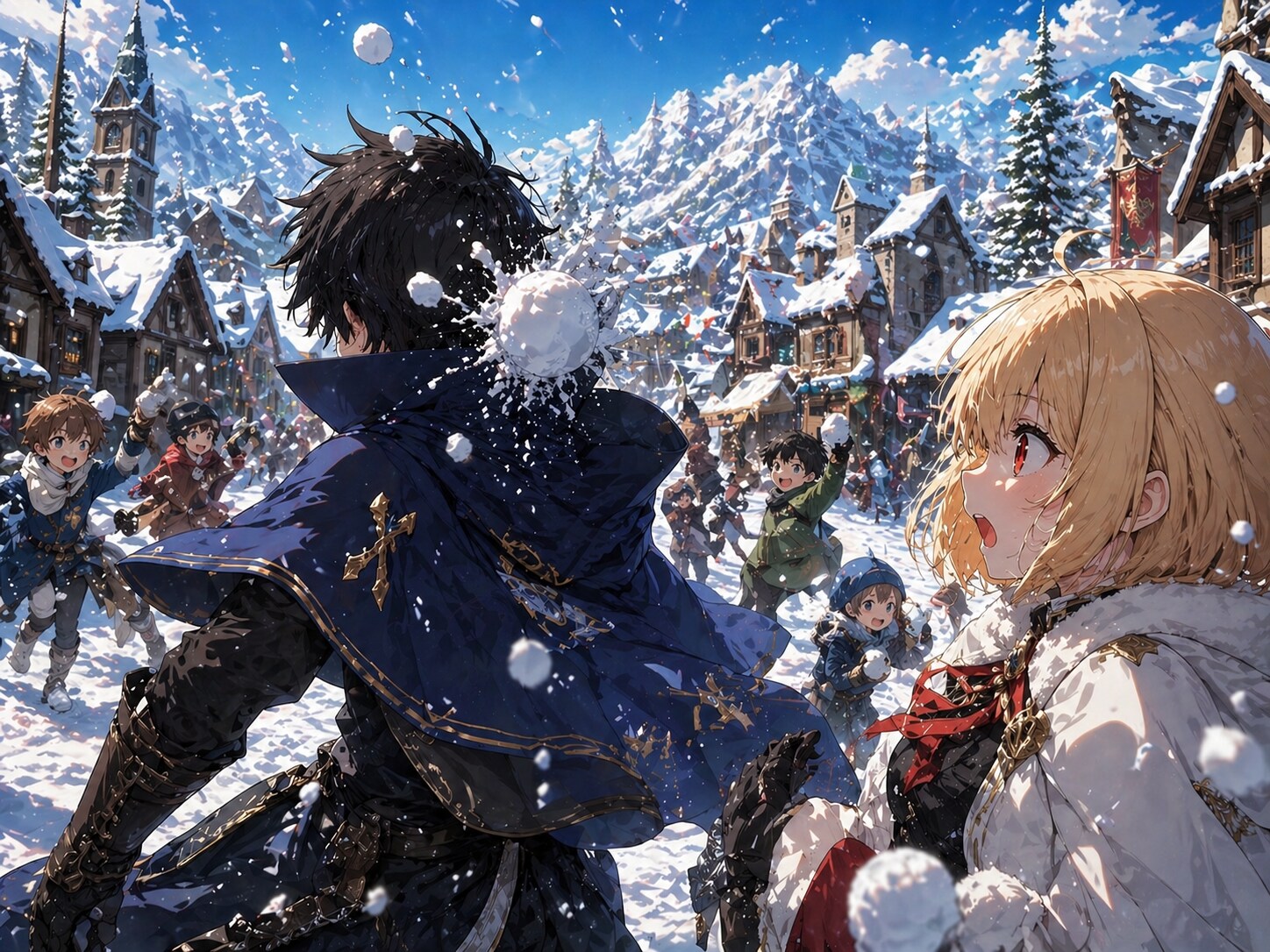 雪合戦 (elona＠ノイエル | の人気AIイラスト・グラビア