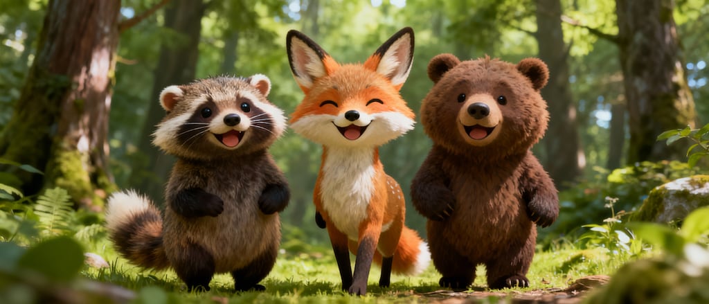 野生動物がお出迎え