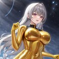 銀河の金色ボディスーツ 2枚目