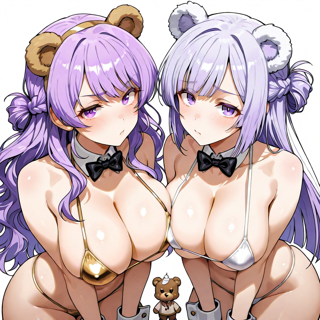 金熊ちゃんと銀熊ちゃんです