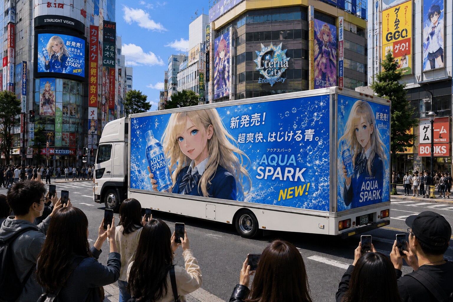 スポーツドリンクの広告