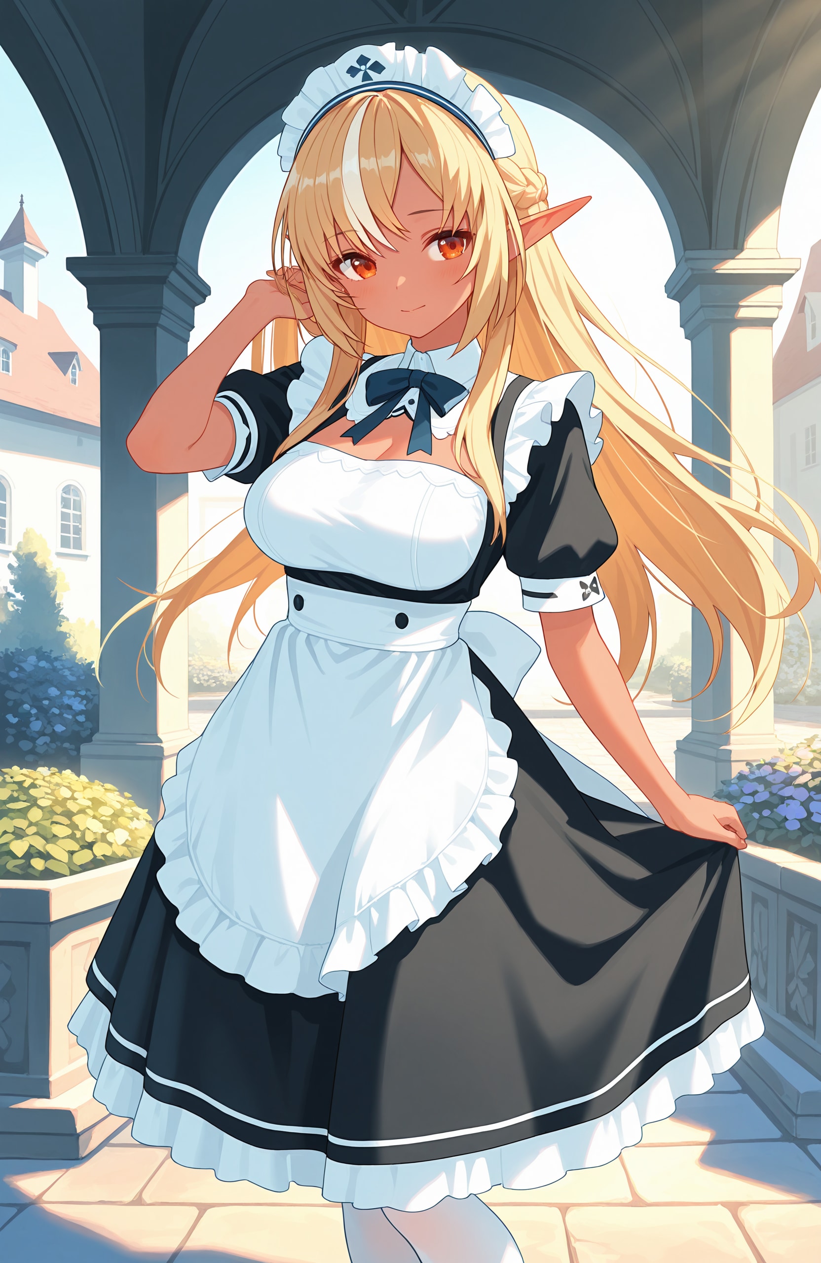 メイド in 不知火フレア | の人気AIイラスト・グラビア