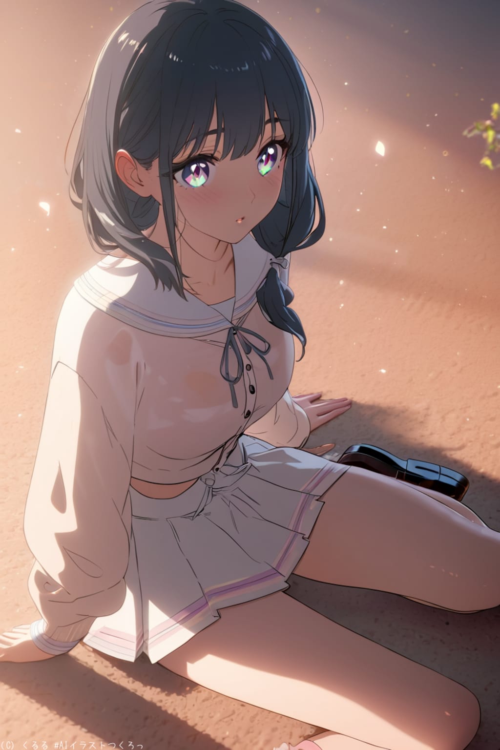 アニメ塗りの調整 ネガティブの