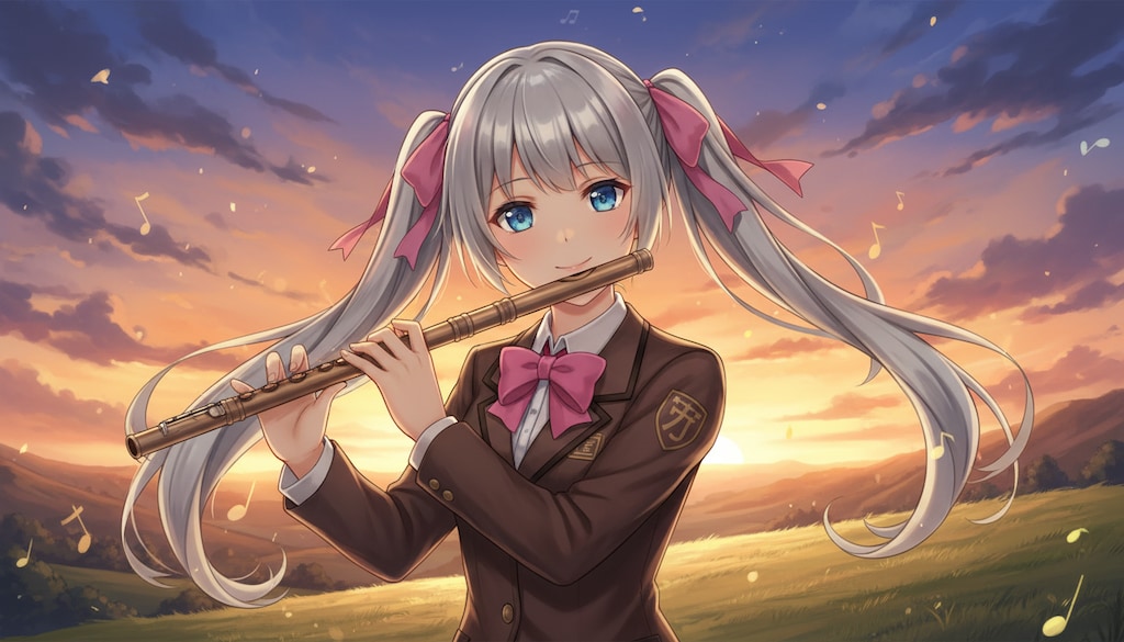 葵音ちゃんもツインテールに挑戦