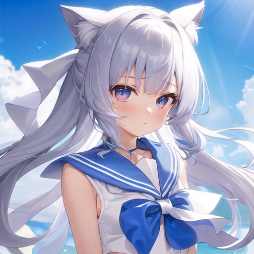 SORAちゃんは、海と空の間のどこかに住んでます