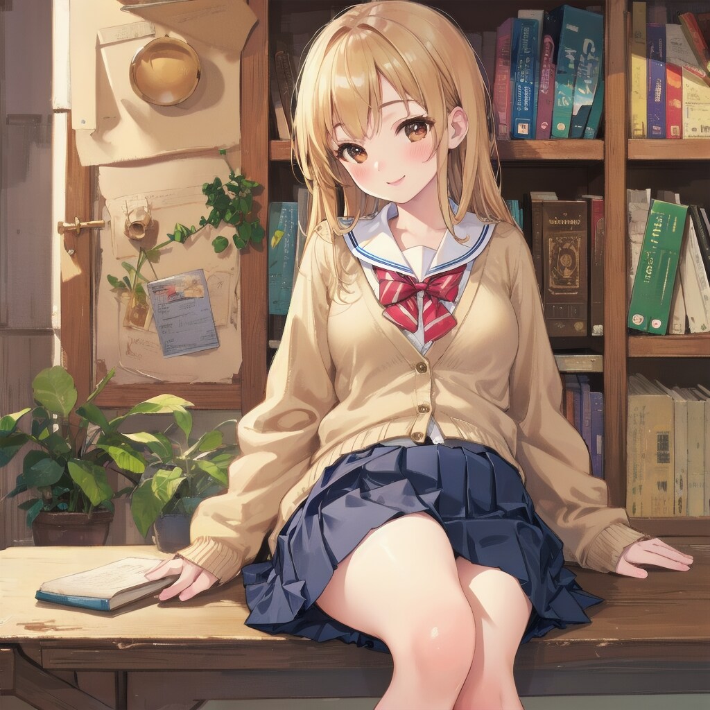 図書館女子