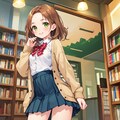 図書館女子 4枚目
