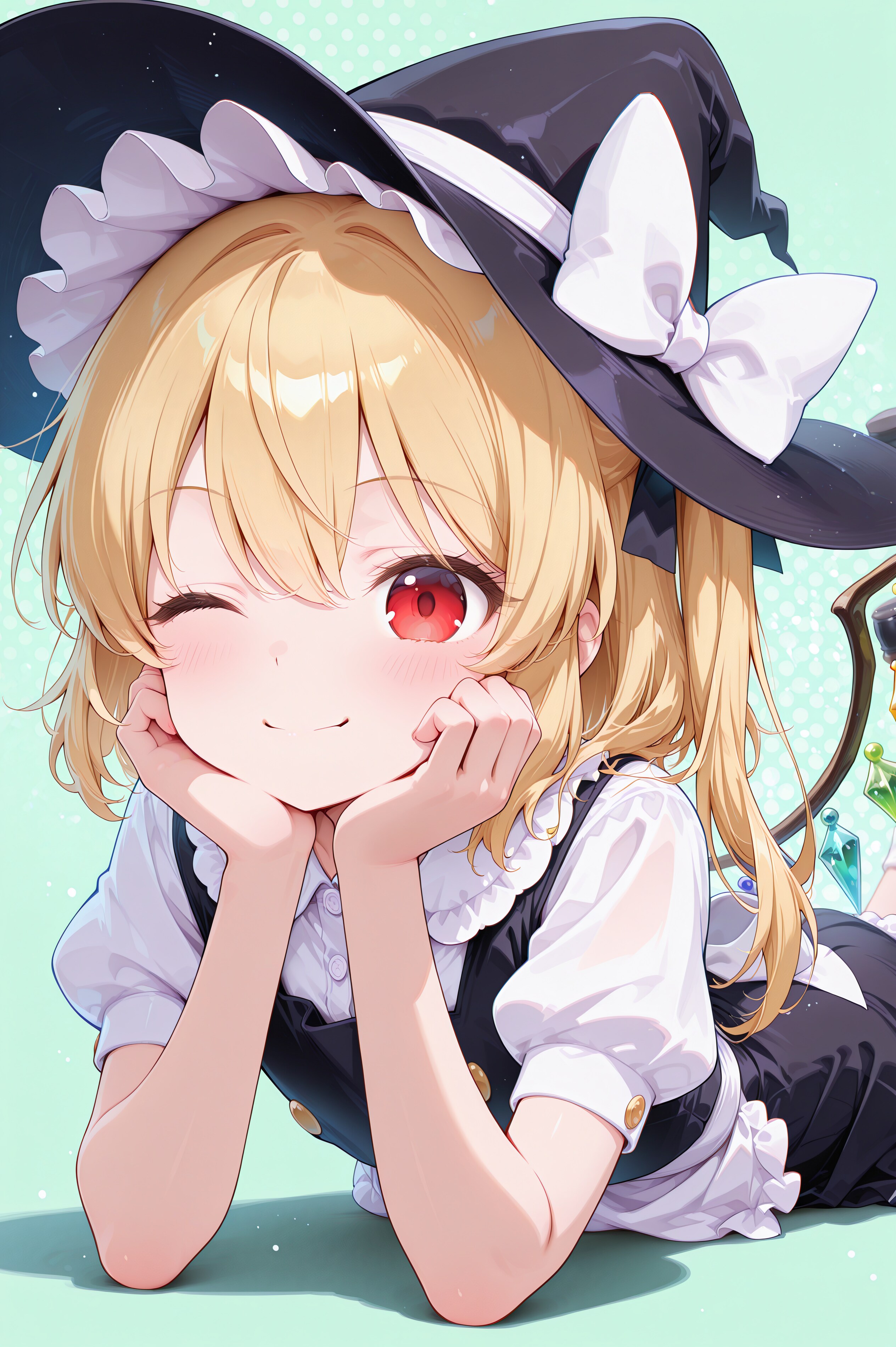 魔理沙の服、こっそり拝借！