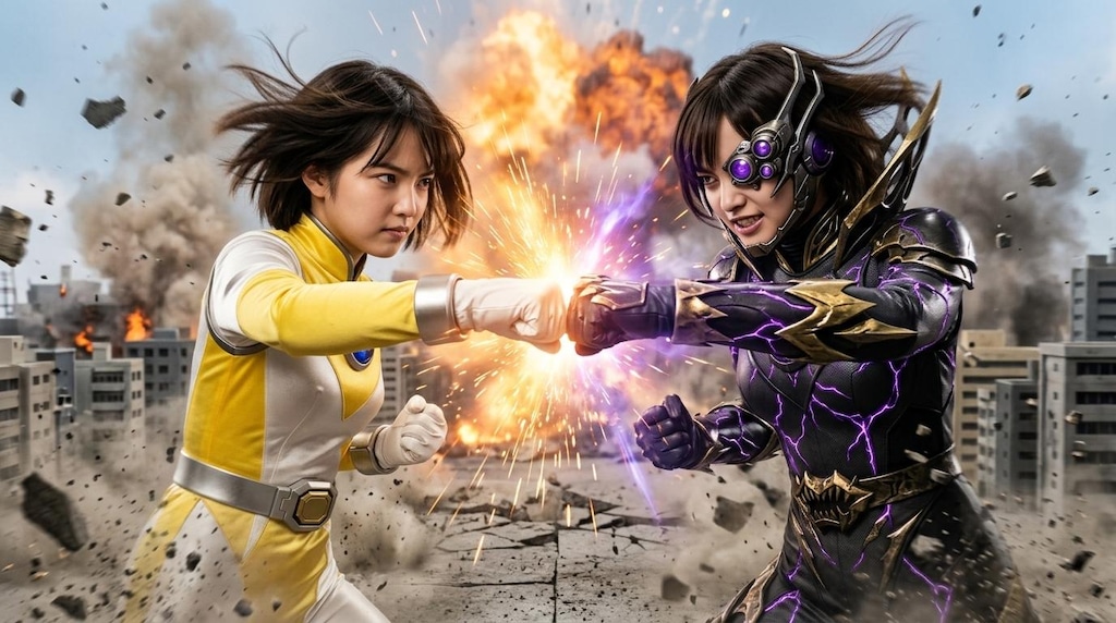 戦隊ヒロイン対ヴィラン