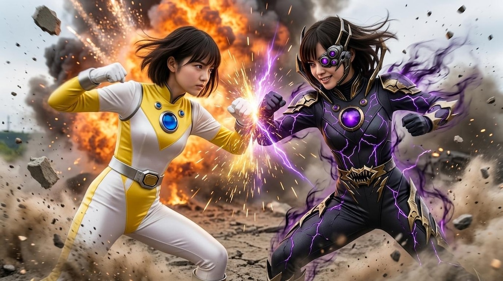 戦隊ヒロイン対ヴィラン