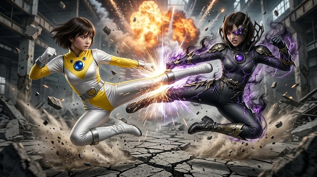 戦隊ヒロイン対ヴィラン