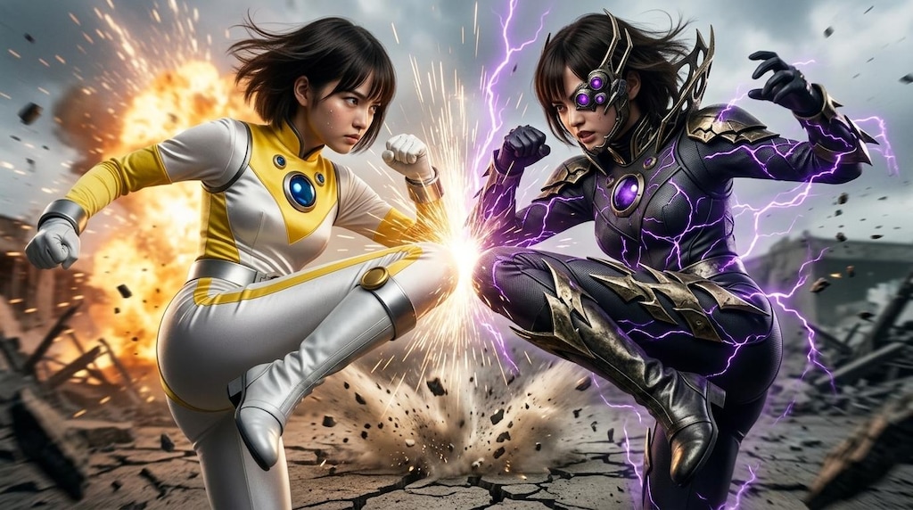 戦隊ヒロイン対ヴィラン